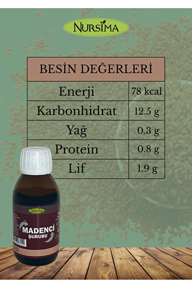 Nursima Madenci Şurubu 125 Ml
