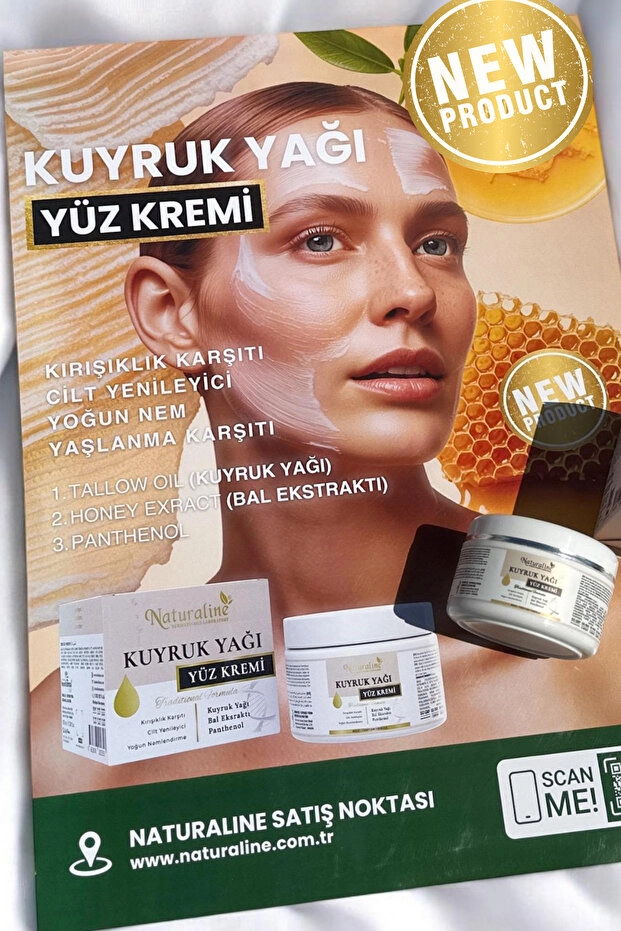 Naturaline Kuyruk Yağı Kremi Yüz 100 Ml