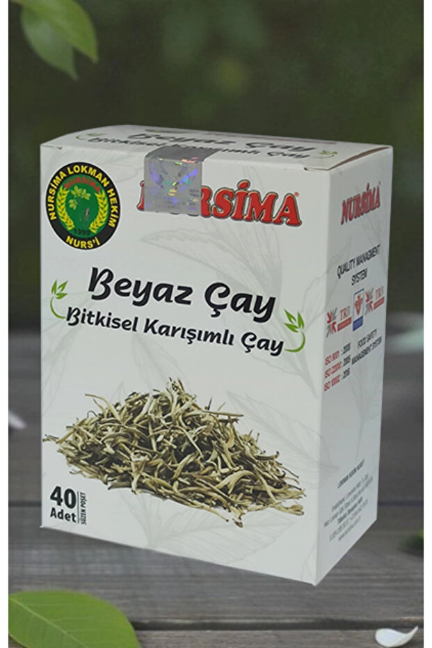 Nursima Beyaz ÇayıBitkisel Karışımlı Çay 40 Süzen Poşet