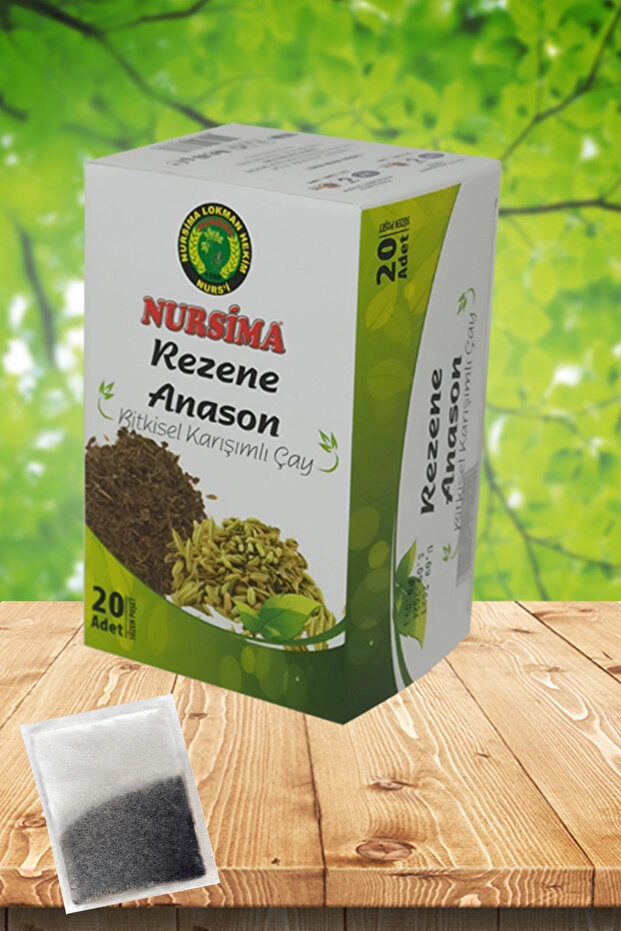Nursima Rezene Anason Bitkisel Karışımlı Çay 20 Süzen Poşet