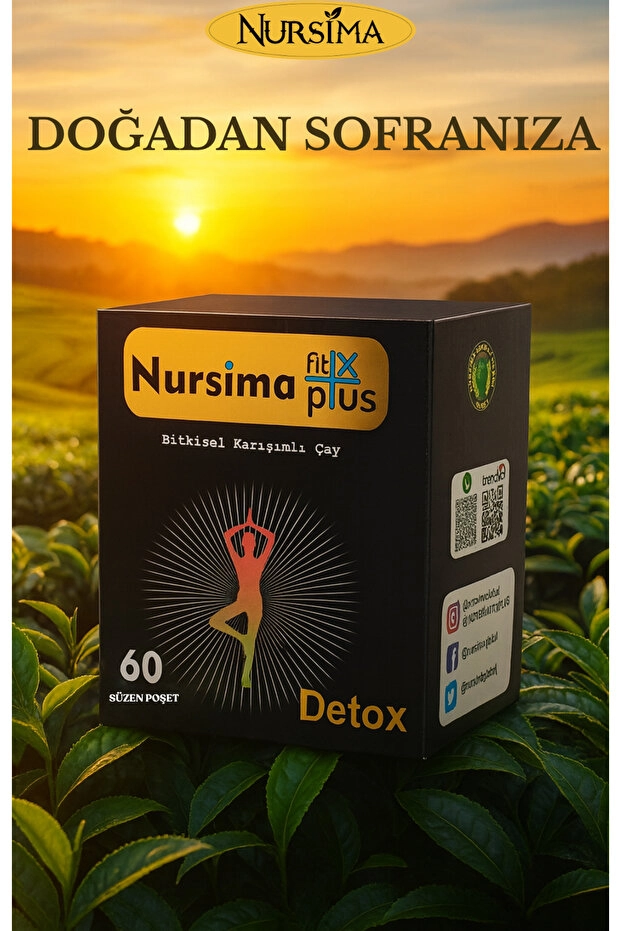 Nursima Fit X Plus Detox Çayı 60 Süzen Poşet