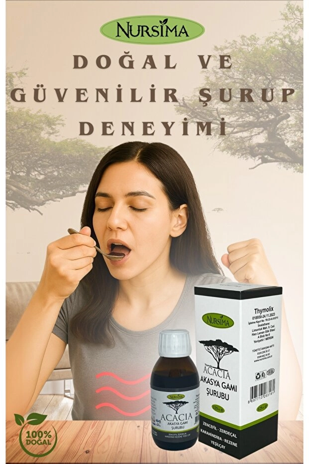 Nursima Acacia Akasya Gamı Şurubu 125 Ml