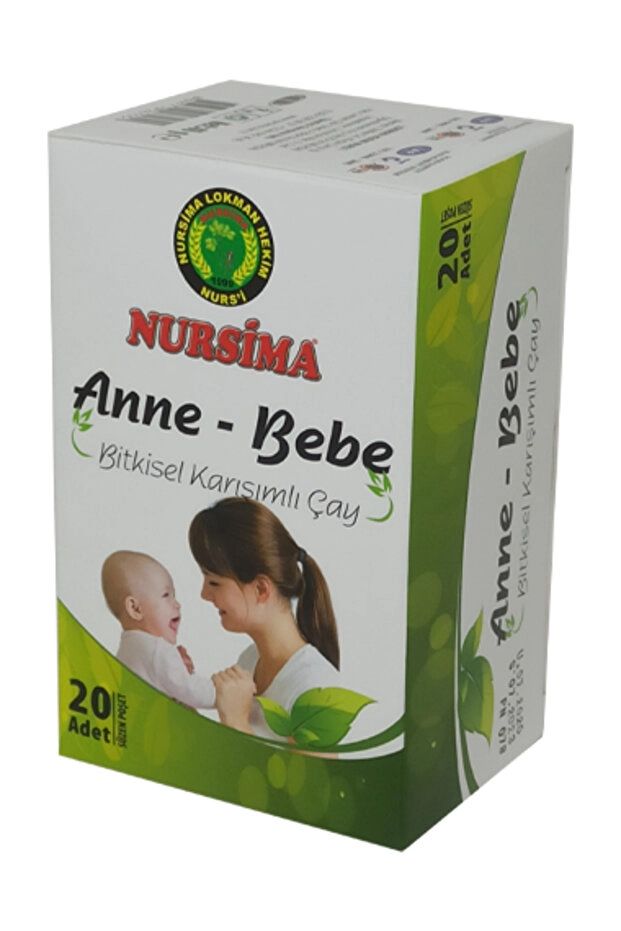 Nursima Anne-Bebe Bitkisel Karışımlı Çay 20 Süzen Poşet