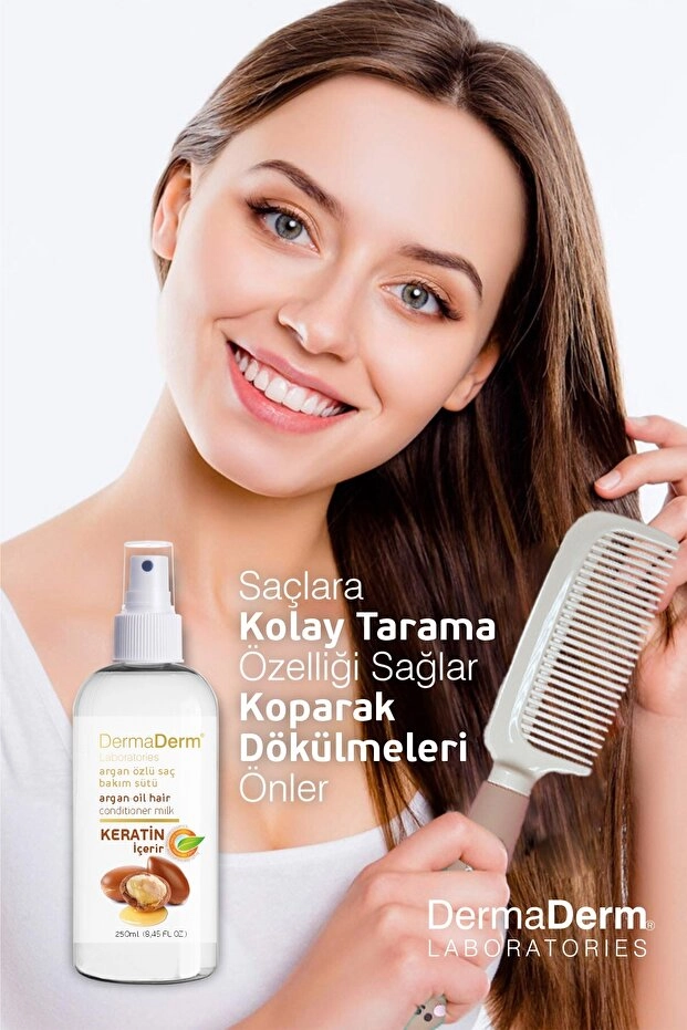 Dermaderm Argan Özlü Saç Bakım Sütü 250 ml