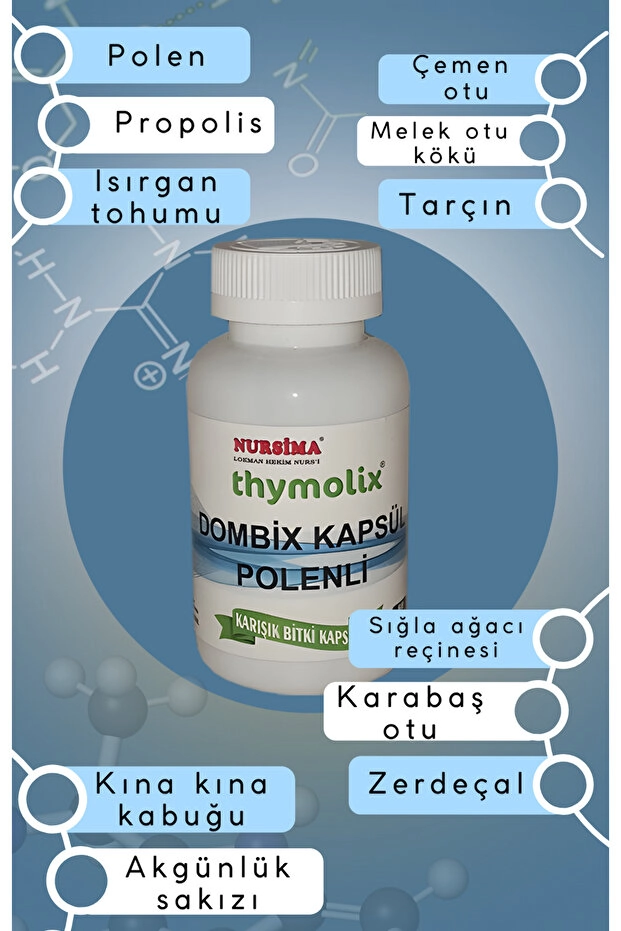 Nursima Dombix Polenli Kapsül 60 Adet