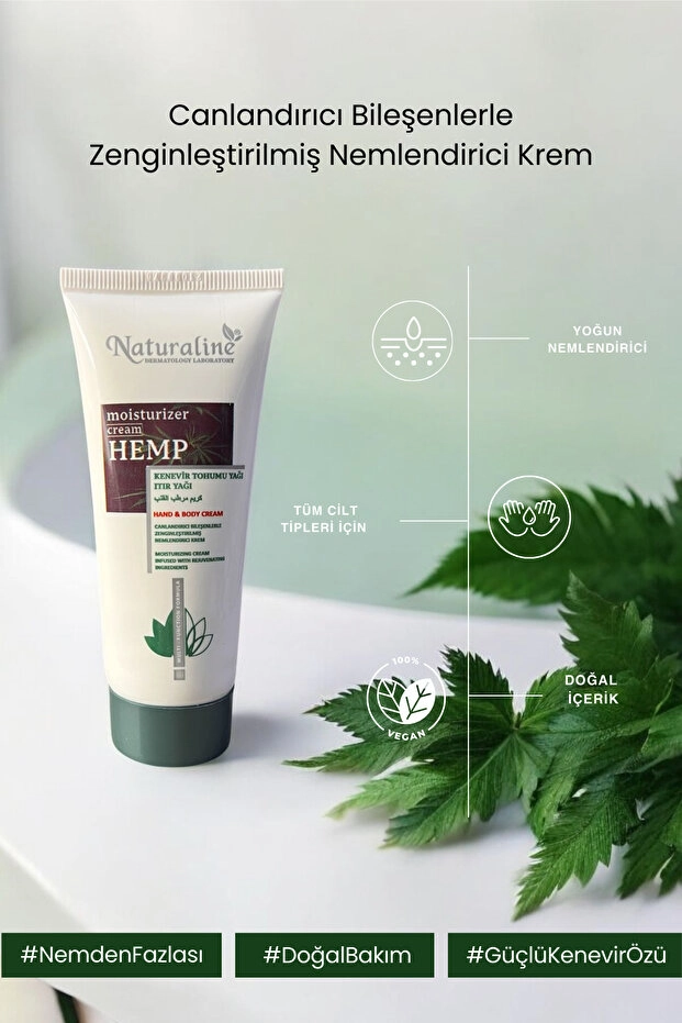 Naturaline Kenevir Nemlendirici Krem 100 Ml