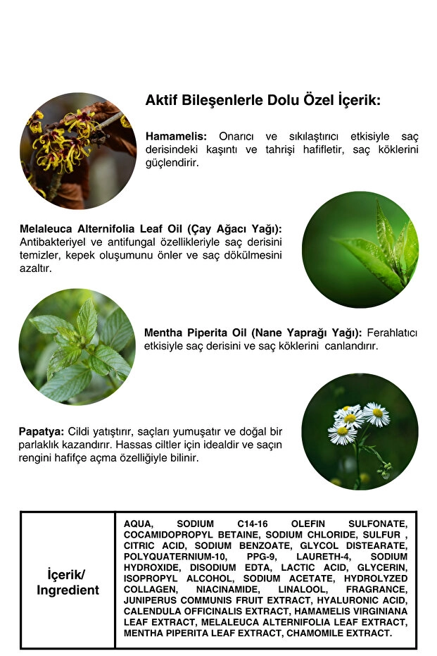 Naturaline Sülfax Kükürt Şampuanı – Saç Dökülmesi ve Kepeğe Karşı Etkili Bakım 200 Ml