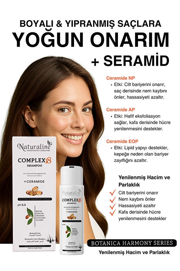 Naturaline Complex 18 Şampuan + Seramid 400 Ml
