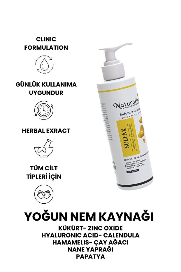 Naturaline Sülfax Kükürt Krem 100 Ml