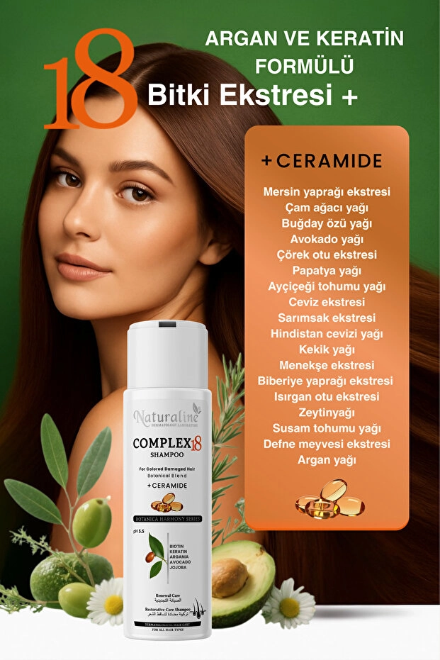 Naturaline Complex 18 Şampuan + Seramid 400 Ml