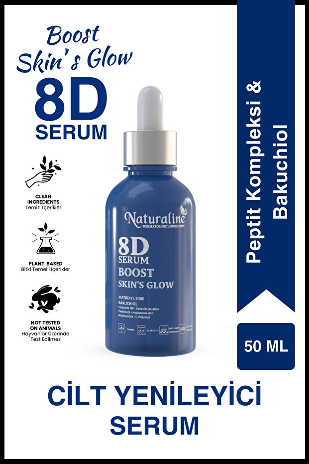 Naturaline 8D Serum Boost Skin’s Glow 50 Ml