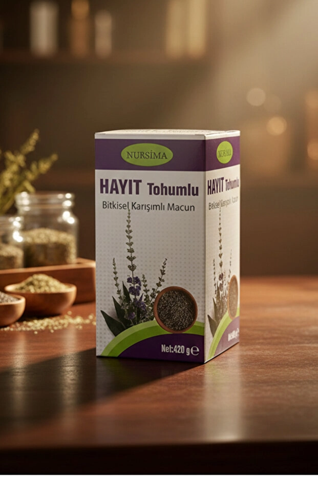 Nursima Hayıt Tohumlu Bitkisel Karışımlı Macun 420 Gr