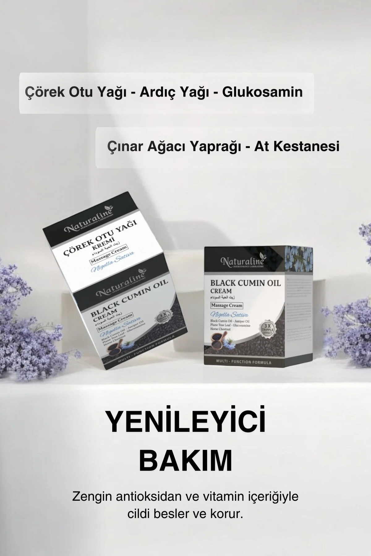 Naturaline Çörek Otu Yağı Masaj Kremi 100 Ml