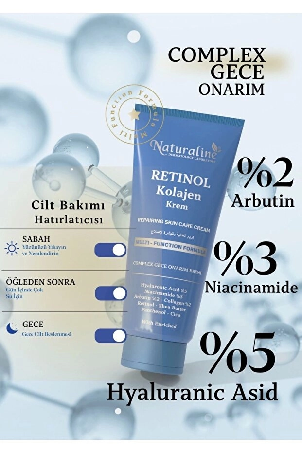 Naturaline Retinol -Kolojen Night Krem 100 Ml