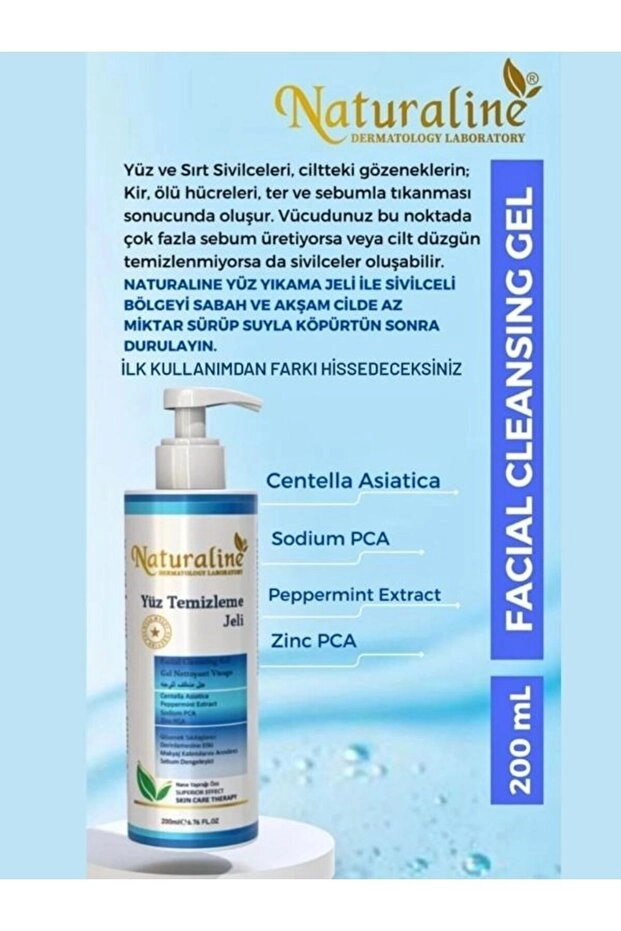 Naturaline Yüz Temizleme Jeli 200 Ml