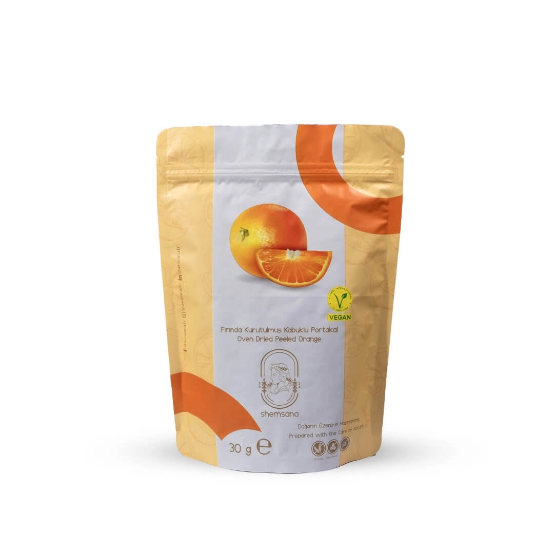 Shemsana Kurutulmuş Portakal 30 Gram Koli 8 Adet