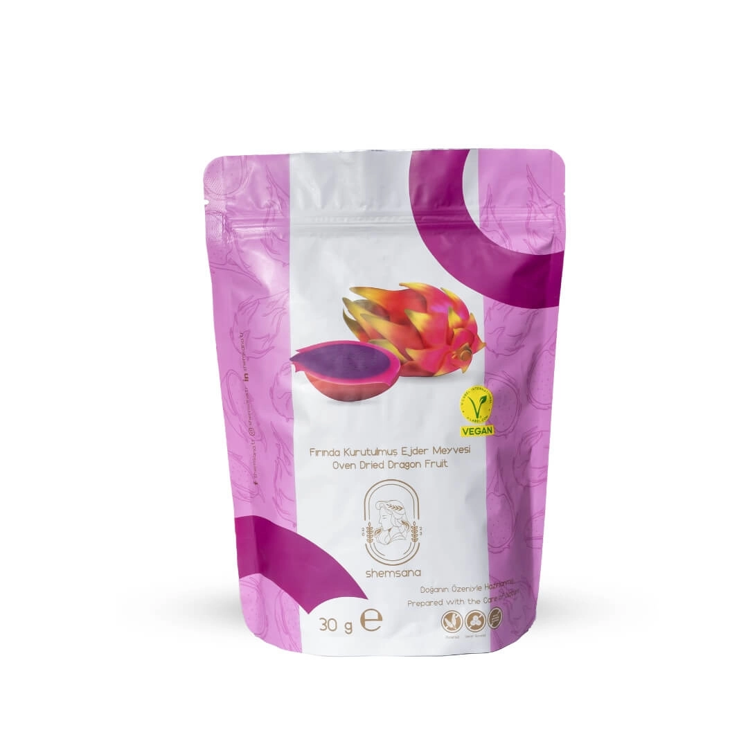 Shemsana Kurutulmuş Ejder Meyvesi 30 Gram Koli 8 Adet
