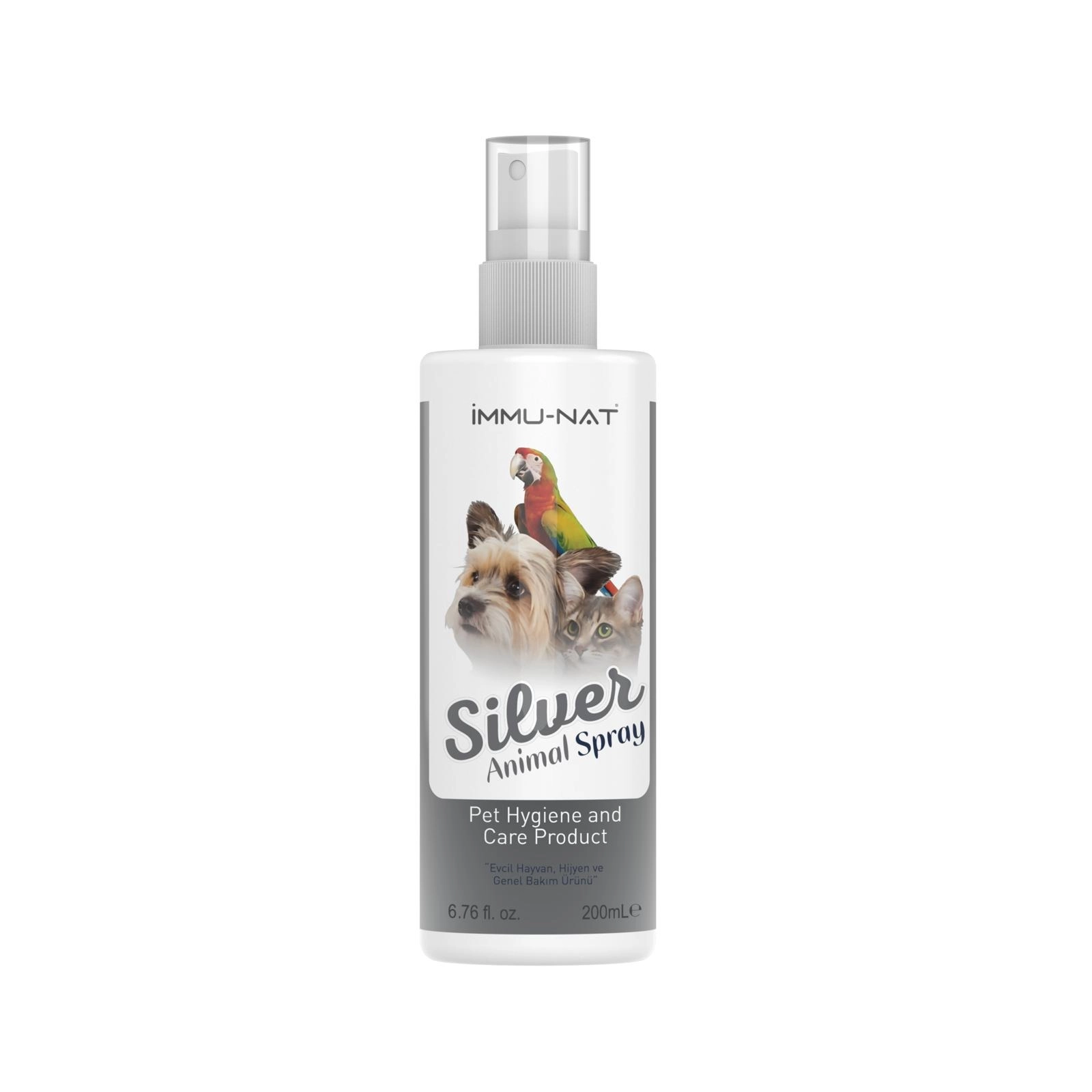İmmu-Nat Gümüş – Hayvanlar için Sprey 200 ML