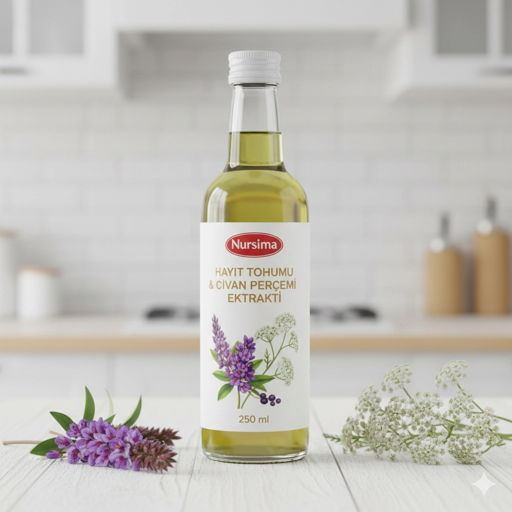 Nursima Hayıt Tohumu Civan Perçemi Ekstraktı 250 Ml