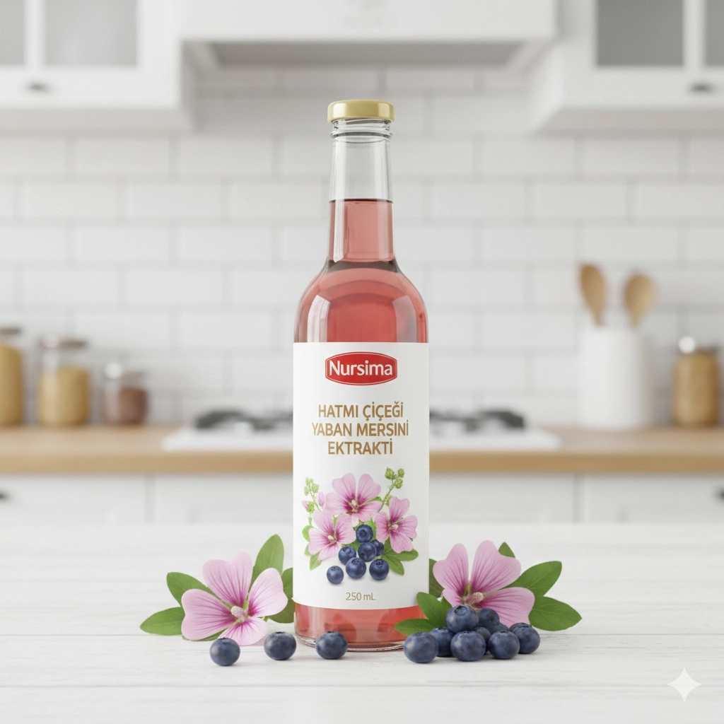 Nursima Hatmi Çiçeği Yaban Mersini Ekstraktı 250 Ml