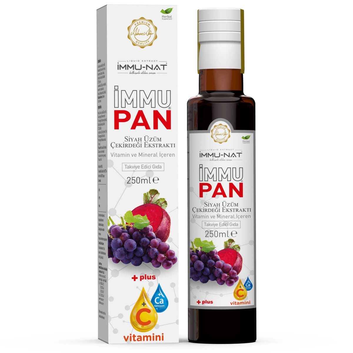 İmmu-Nat İmmu Pan Siyah Üzüm Çekirdeği Ekstratı 250 ML