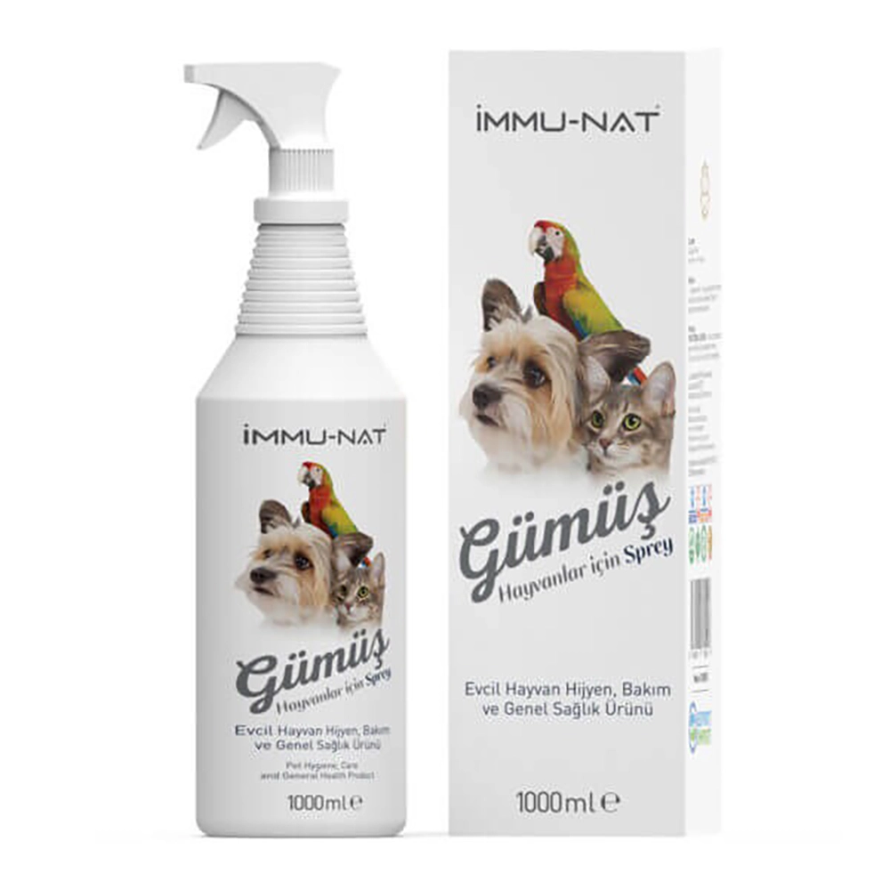 İmmu-Nat Gümüş – Hayvanlar için Sprey 1000 ML
