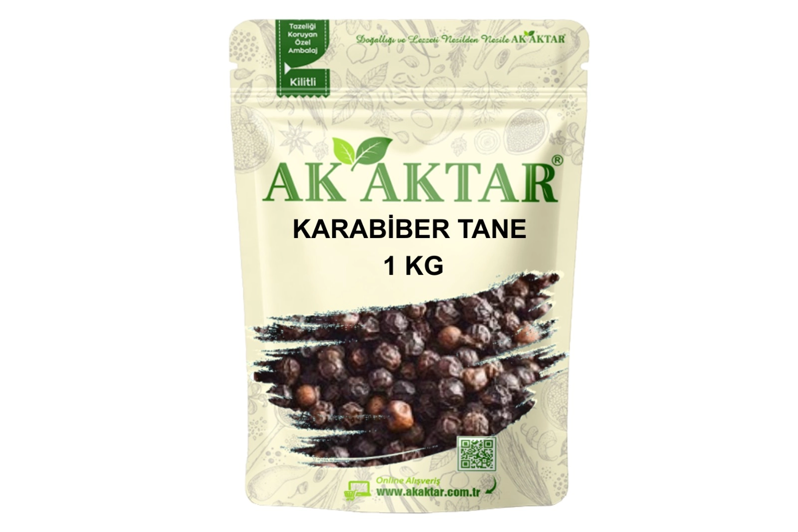 Karabiber Tane 1 Kg Koli 20 Adet