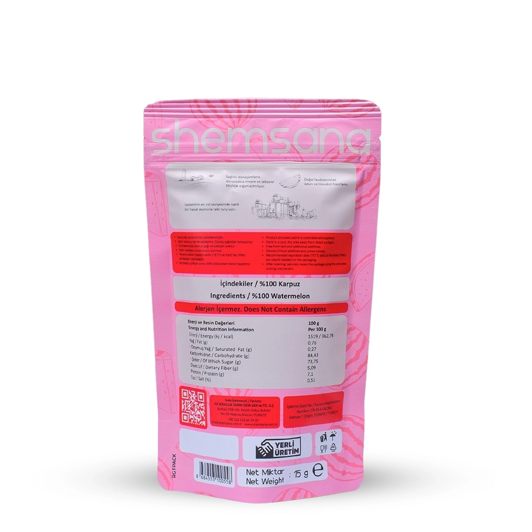 Shemsana Kurutulmuş Karpuz 15 Gram Paket