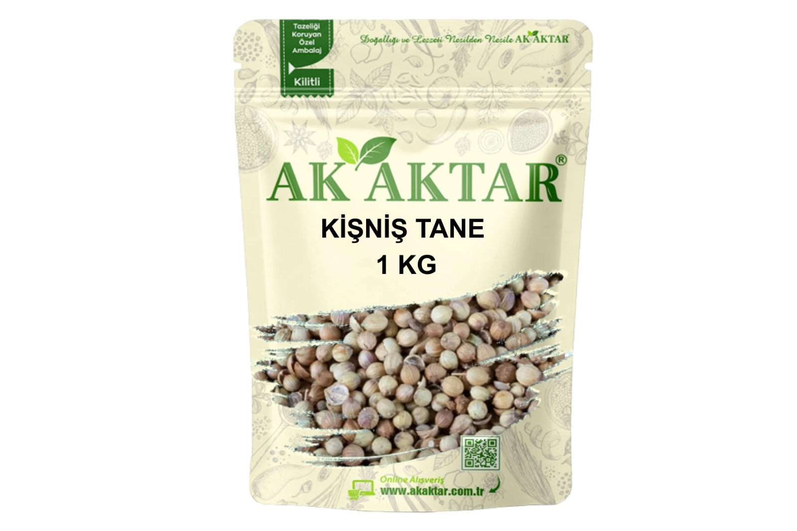 Kişniş Tane 1 Kg