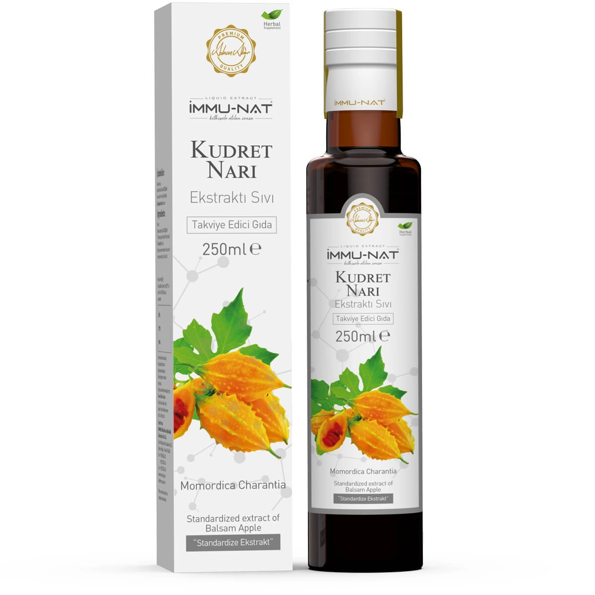 İmmu-Nat Momoroid Kudret Narı Karışımlı Sıvı Bitki Ekstraktı 250 ML