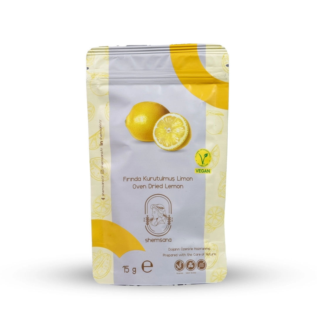 Shemsana Kurutulmuş Limon 15 Gram Koli 24 Adet