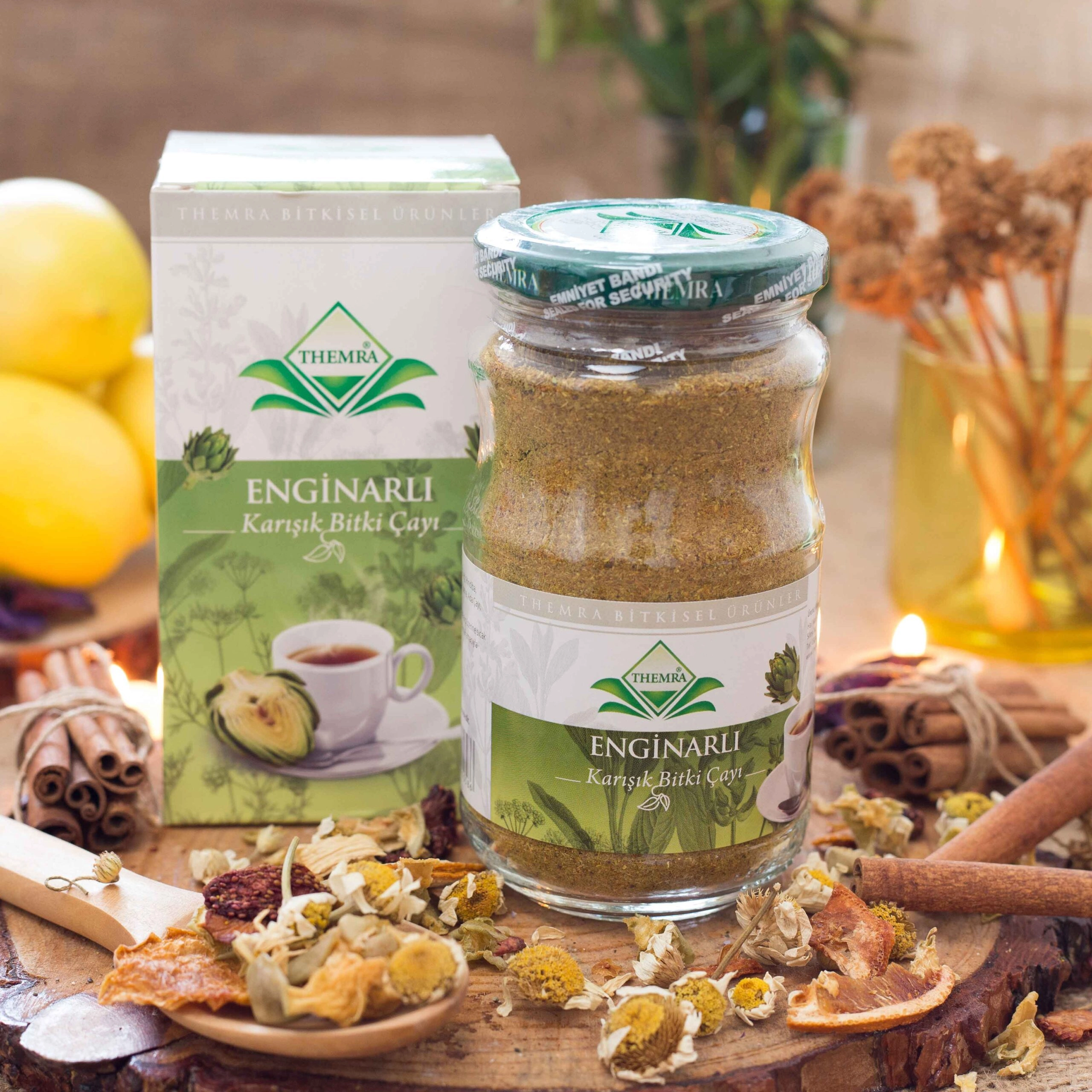 Themra Enginarlı Karışık Bitki Çayı 130 g Koli 15 Adet