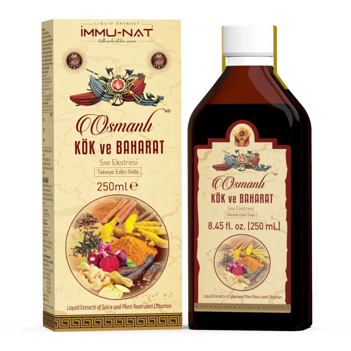 Immu-Nat Osmanlı Kök ve Baharat Sıvı Ekstraktı 250 ML