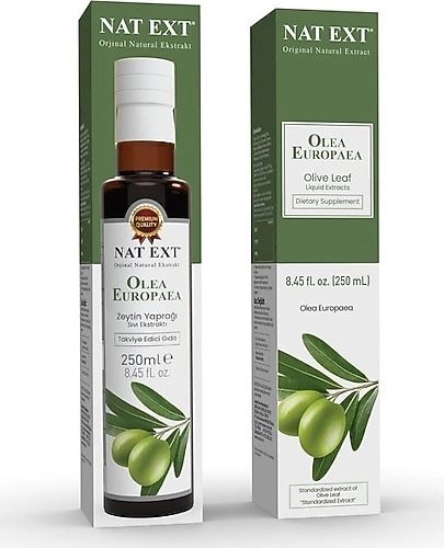 Nat Ext Olea Europaea (Zeytin Yaprağı) Sıvı Ekstratı 250 Ml Koli 12 Adet