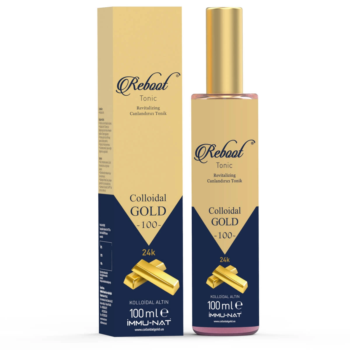 İmmu-Nat Reboot Gold Tonic 50Ppm 100Ml