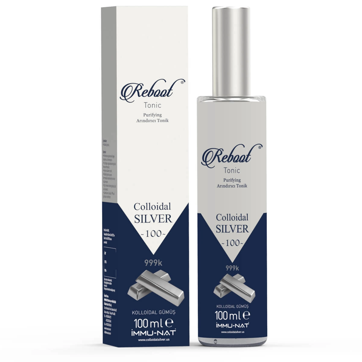 İmmu-Nat Reboot Silver Arındırıcı Tonik 20 PPM – 100 ML