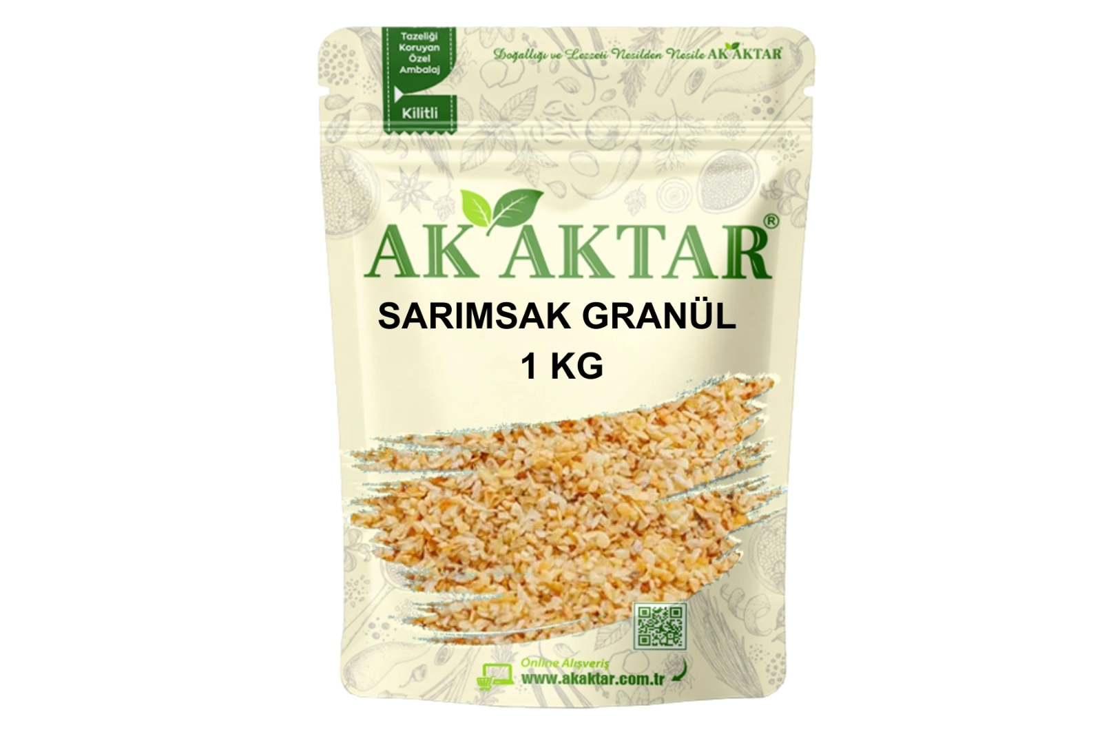 Sarımsak Granül 1 Kg Koli 20 Adet