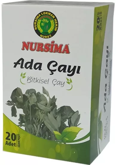Nursima Ada Çayı Bitkisel Çay 20 Süzen Poşet