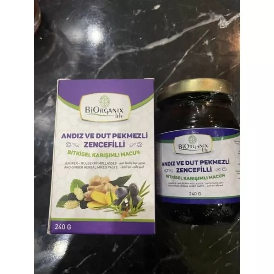 Biorganix Andız Ve Dut Pekmezli Zencefilli Macun