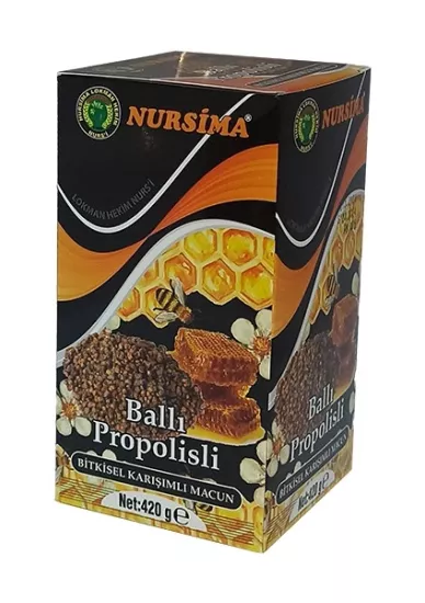 Nursima Ballı Propolisli Bitkisel Karışımlı Macun 420 Gr