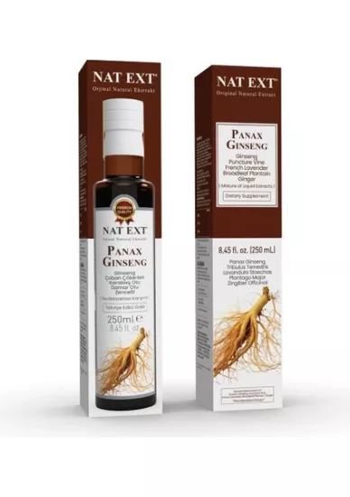 Nat Ext Panax Ginseng Ekstraktı 250 Ml Koli 12 Adet