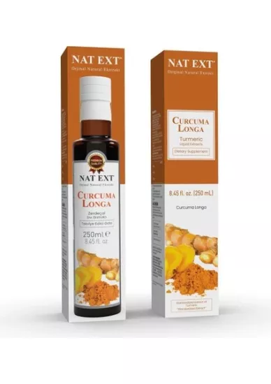 Nat Ext Curcuma Longa (Zerdeçal) Sıvı Ekstratı 250 Ml Koli 12 Adet