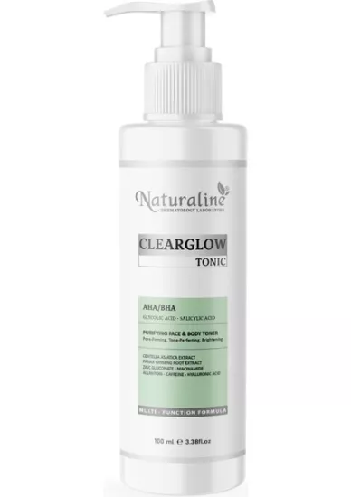 Naturaline Clearglow Tonik AHA/BHA Arındırıcı Yüz Vicut 100 Ml