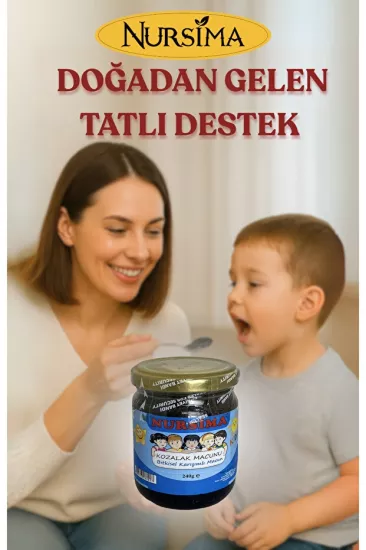 Nursima Selvi Kozalak Macunu Kids Bitkisel Karışımlı Macun 240 Gr