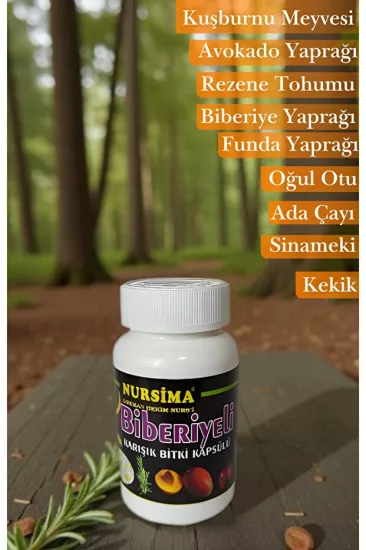 Nursima Biberiyeli Karışık Bitki Kapsül 60 Adet