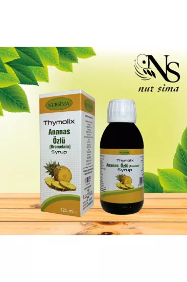 Nursima Ananas Özlü Bromelain Şurubu 125 Ml
