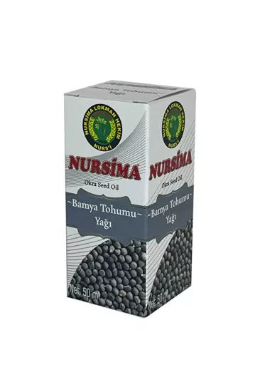 Nursima Bamya Tohumu Yağı 50 Ml Koli 12 Adet