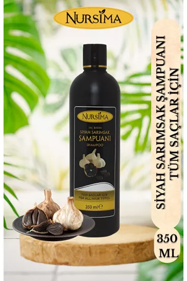 Nursima Siyah Sarımsak Şampuanı 350 Ml