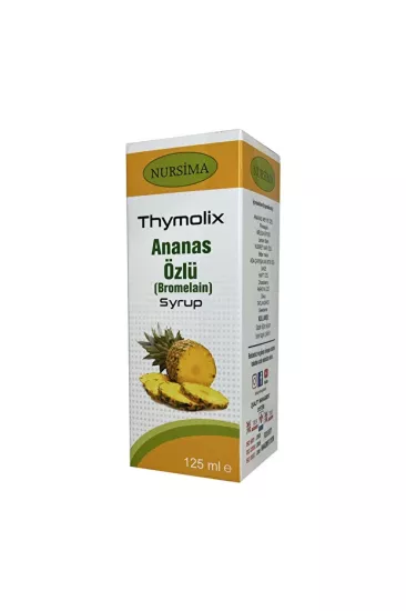 Nursima Ananas Özlü Bromelain Şurubu 125 Ml
