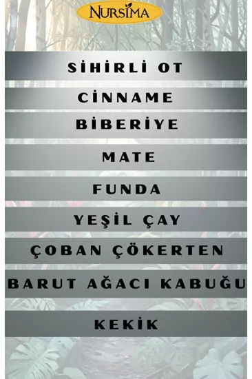 Nursima 9’U 1 Yerde Bitkisel Karışımlı Çay 40 Süzen Poşet